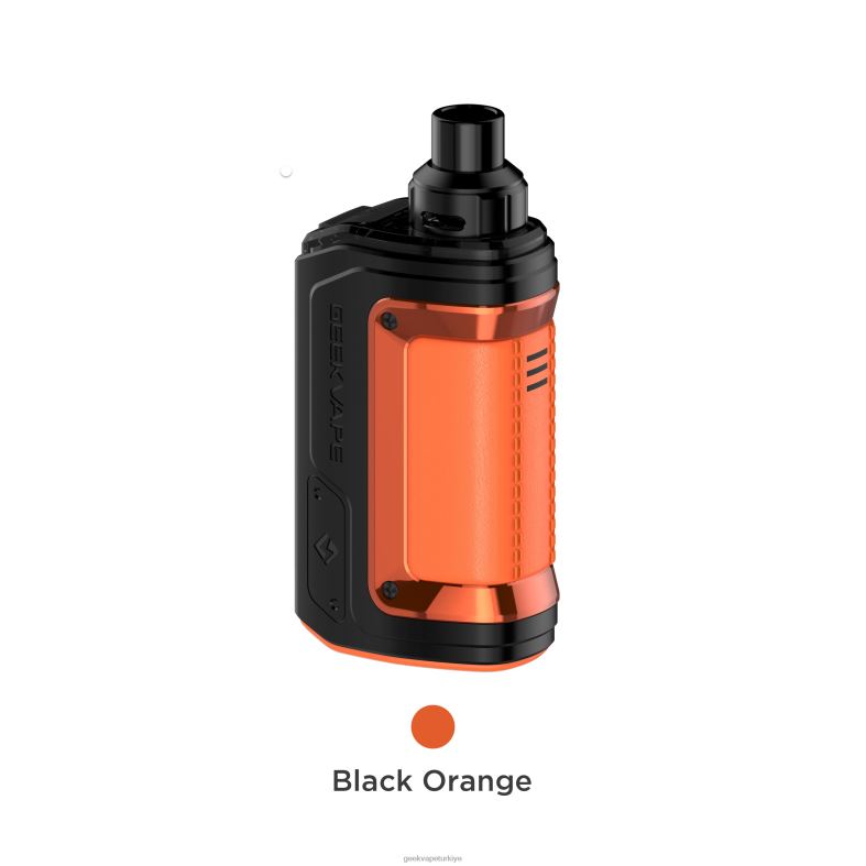 h45 (aegis kahraman 2) kapsül mod kiti 1400mah 4ml - Geek vape official store GeekVape siyah turuncu 8640L99